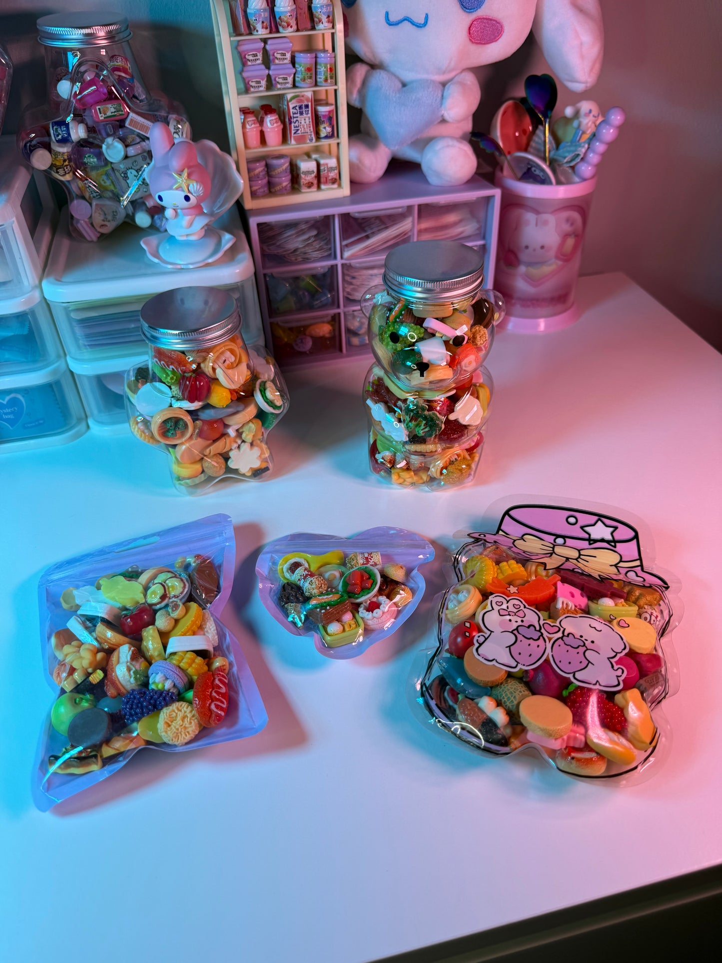 Mini food charms