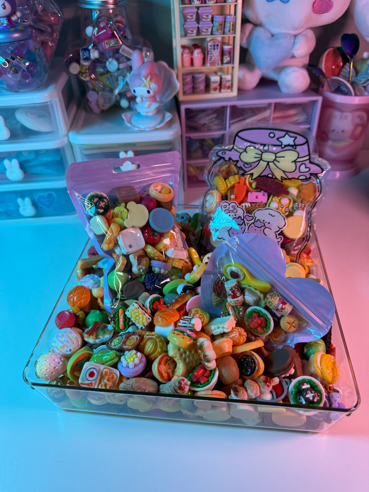 Mini food charms