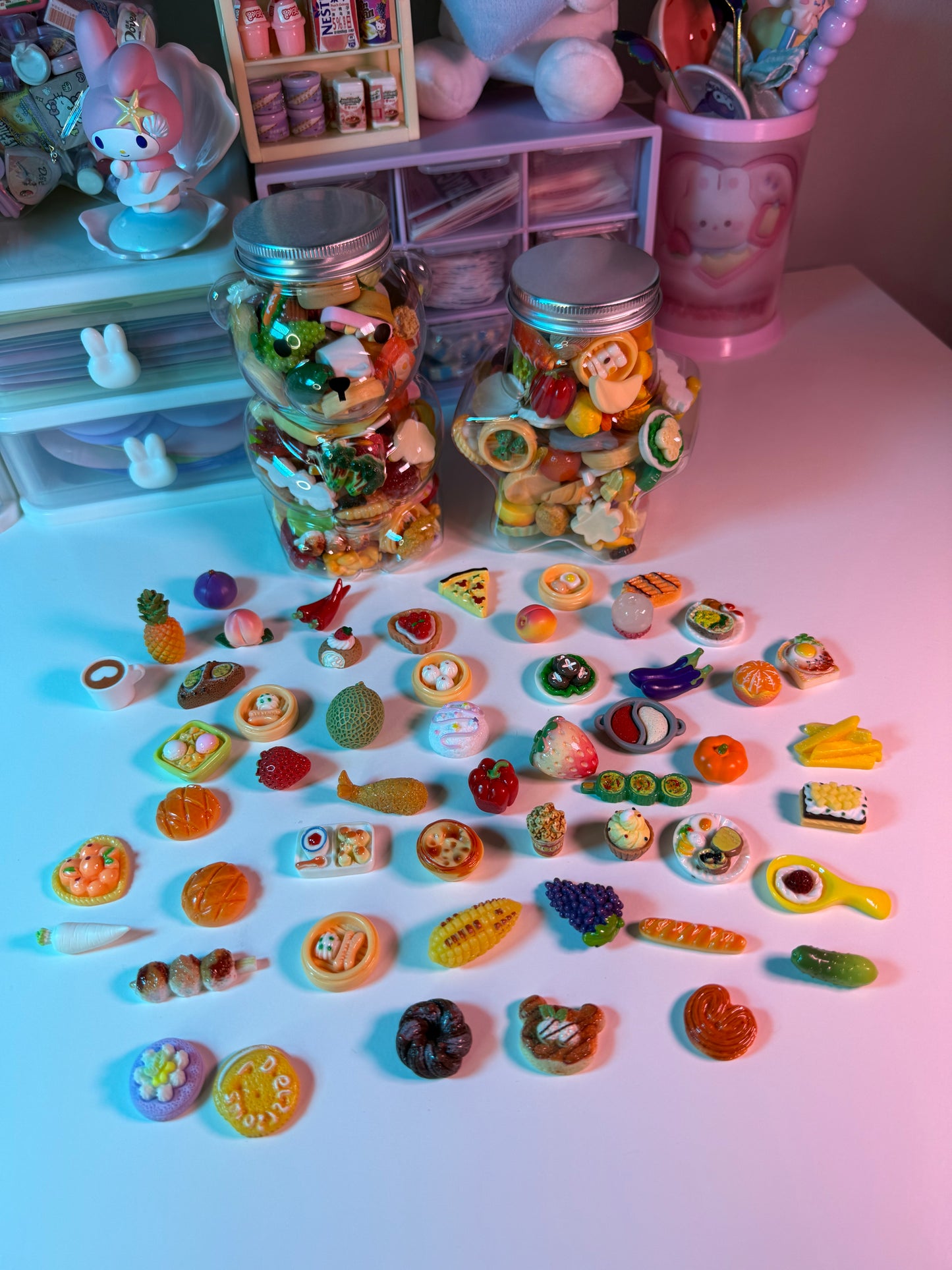 Mini food charms