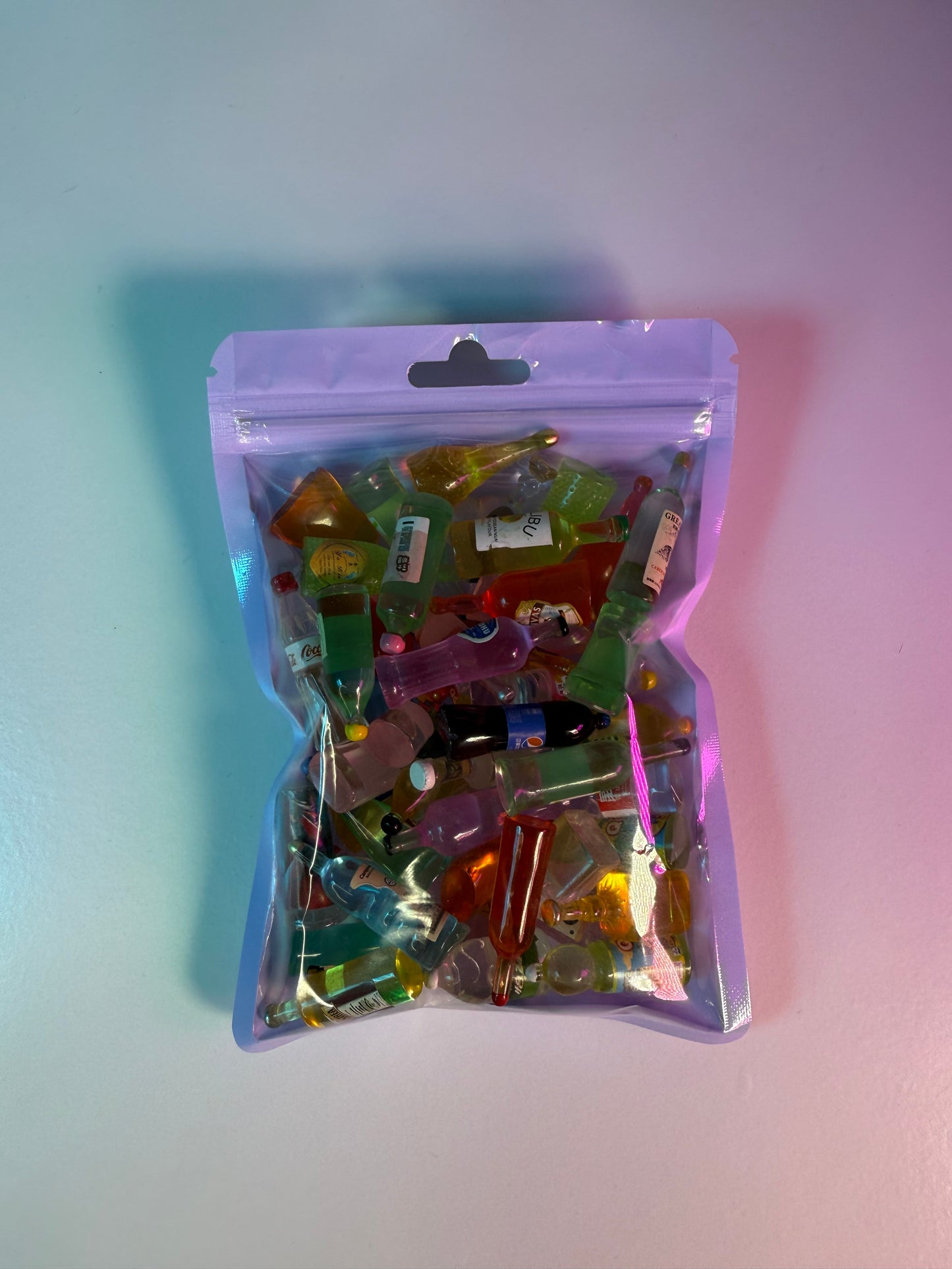 Mini bottle charms