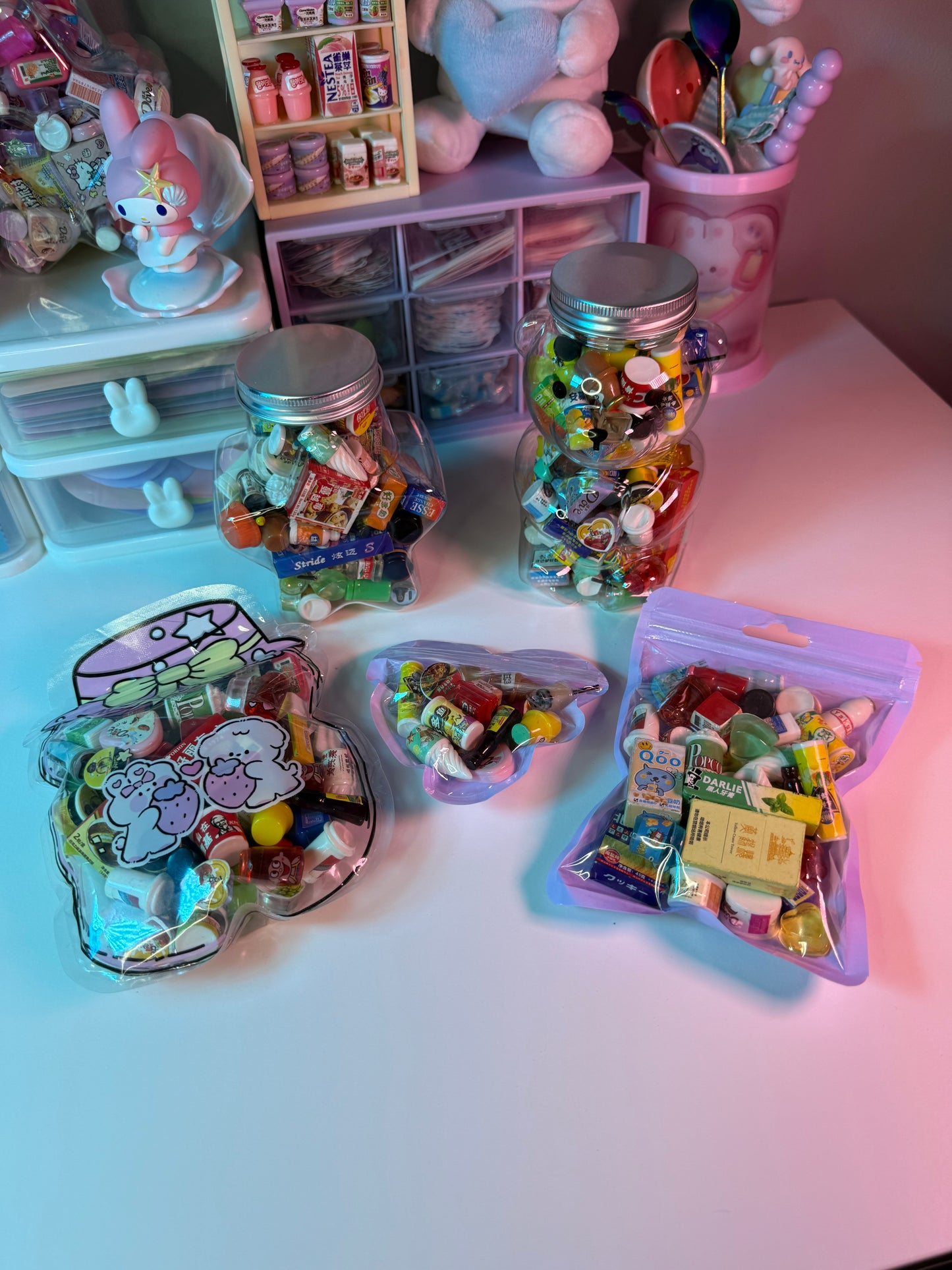 Mini convenience store charms