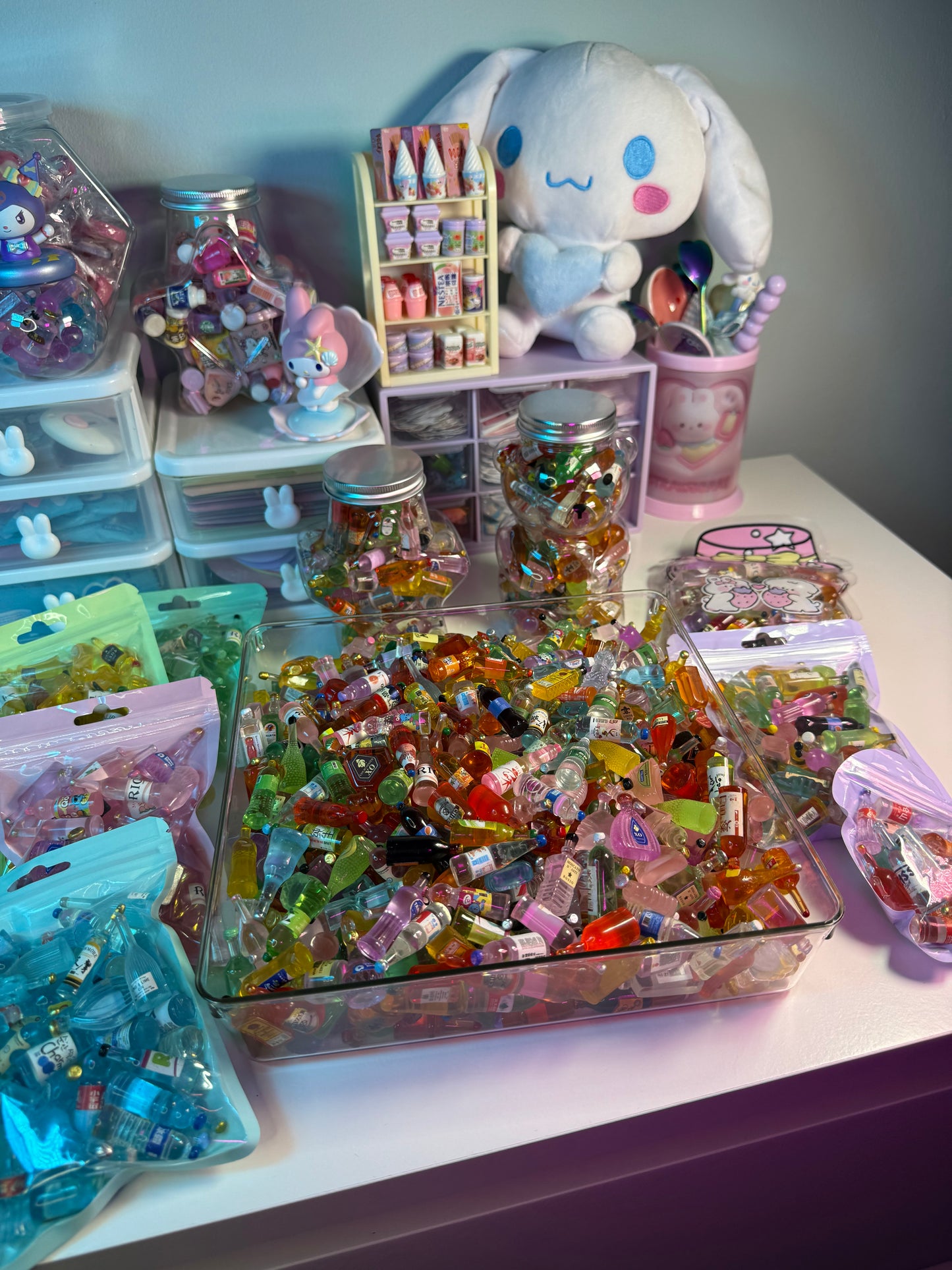 Mini bottle charms